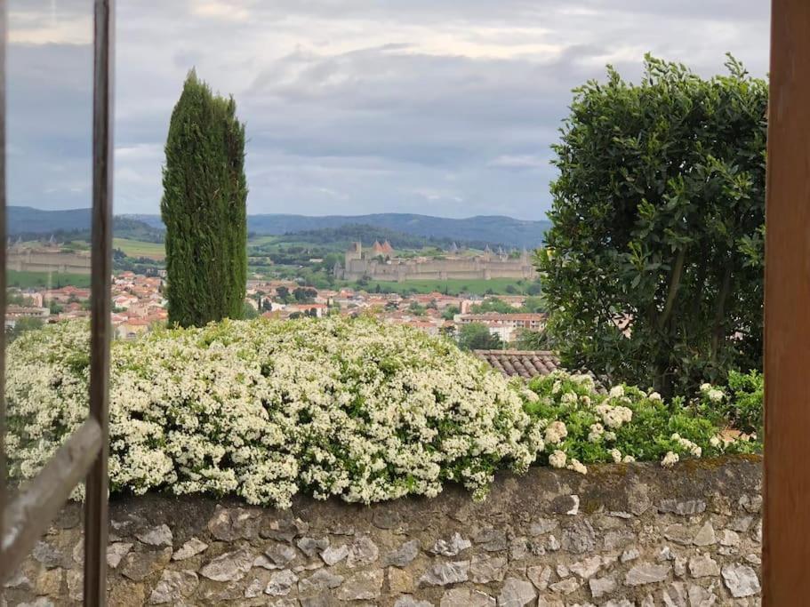 Maison De Charme Avec Vue Sur La Cite Medievale. การ์กาซอน ภายนอก รูปภาพ