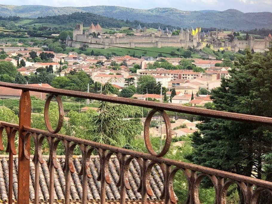 Maison De Charme Avec Vue Sur La Cite Medievale. การ์กาซอน ภายนอก รูปภาพ